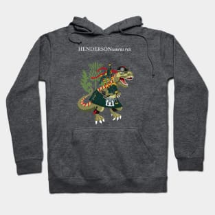 Clanosaurus Rex HENDERSONsaurus Henderson Family Tartan Clan Scotland Hoodie